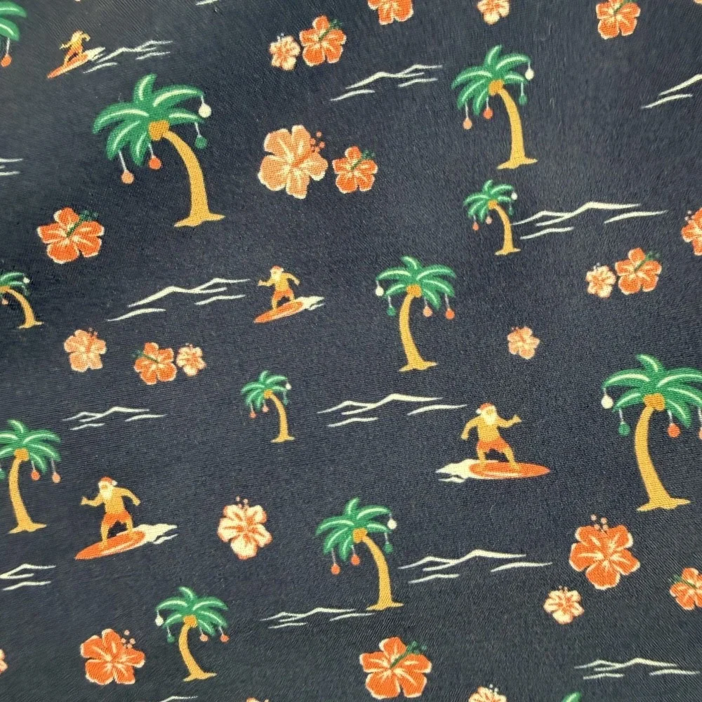 Rhoback Mele Kalikimaka Medley Swim Trunks Men 3XL Admiral Navy Liner Beach NWT